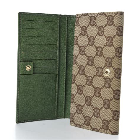 gucci wallet green|green gucci wallet sale.